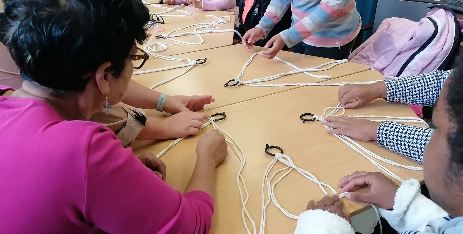 Hands at work in the community