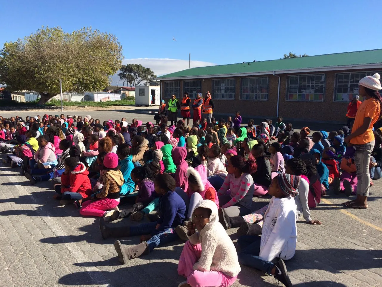A community garden grown by Ikhaya Le Themba